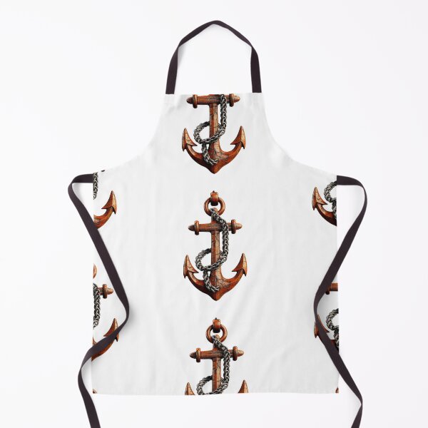 Item preview, Red anchor watercolor painting designed and sold by MiraCleAI.