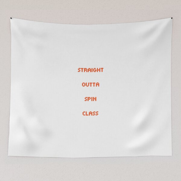 Item preview, Straight outta spin class designed and sold by marianna cotaru.