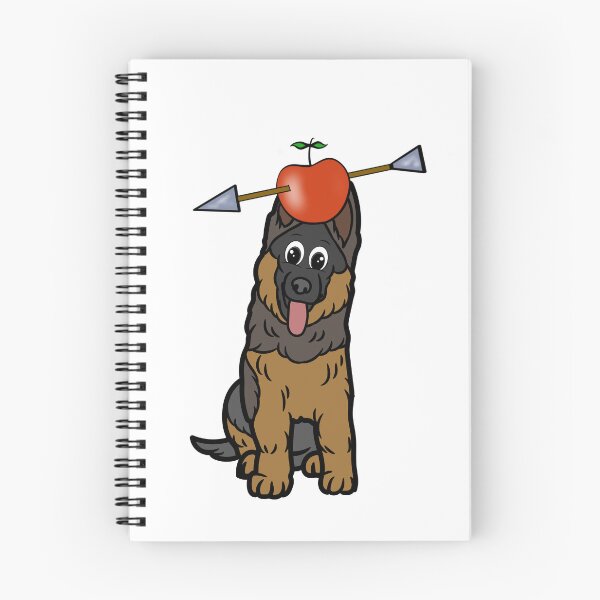 Item preview, Funny guard dog  has an apple with an arrow through it designed and sold by Pet Station.