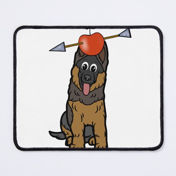 Item preview, Funny guard dog has an apple with an arrow through it designed and sold by Pet Station.