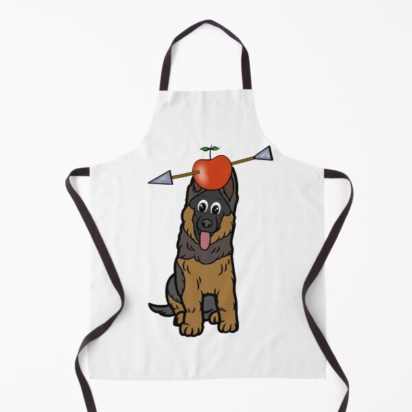 Item preview, Funny guard dog has an apple with an arrow through it designed and sold by Pet Station.