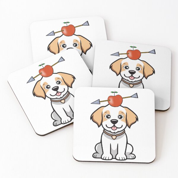 Item preview, Happy dog  has an apple with an arrow through it designed and sold by Pet Station.