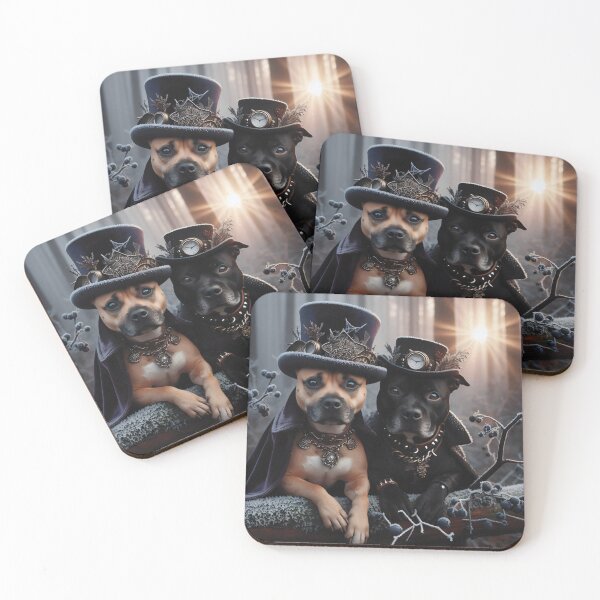 Item preview, Steampunk Staffies designed and sold by edgecreative.