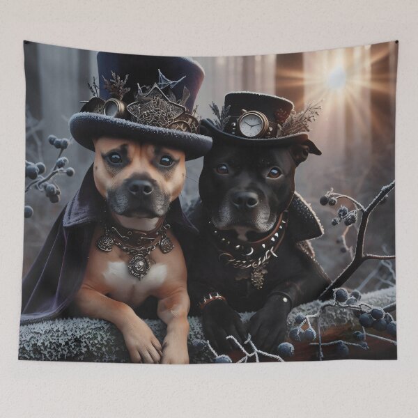 Item preview, Steampunk Staffies designed and sold by edgecreative.
