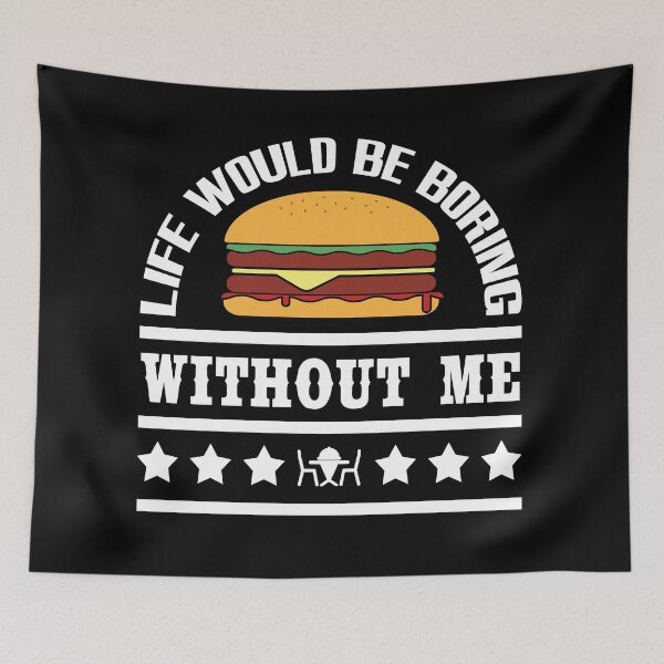 Item preview, Life Would Be Boring Without Double Cheeseburger designed and sold by emhoteb.