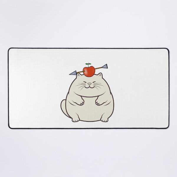 Item preview, Funny sumo cat has an apple with an arrow through it designed and sold by Pet Station.