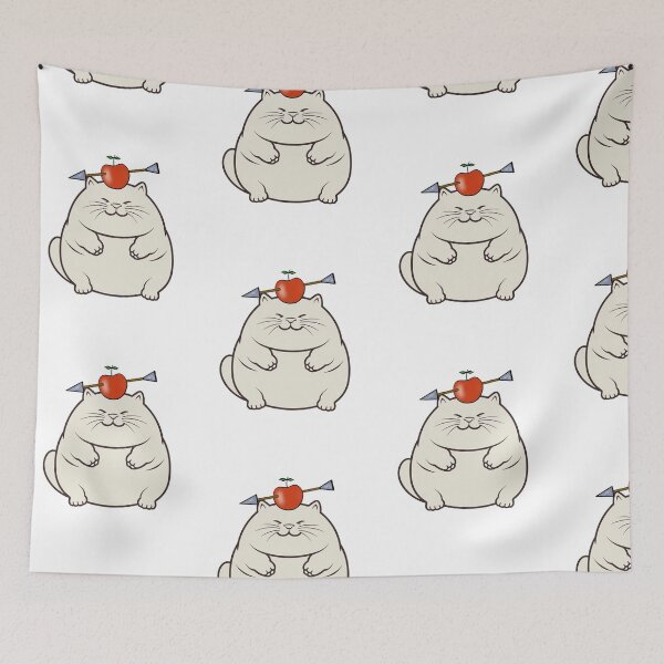 Item preview, Funny sumo cat has an apple with an arrow through it designed and sold by Pet Station.