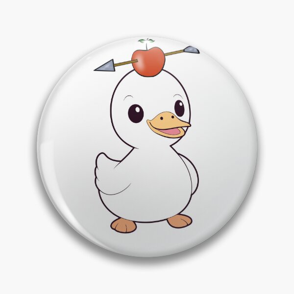 Item preview, Funny duck has an apple with an arrow through it designed and sold by Pet Station.