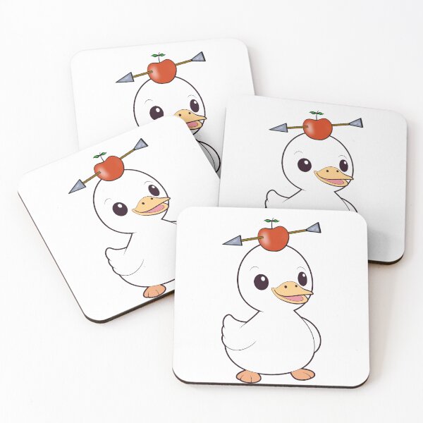 Item preview, Funny duck has an apple with an arrow through it designed and sold by Pet Station.
