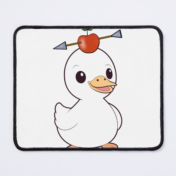 Item preview, Funny duck has an apple with an arrow through it designed and sold by Pet Station.