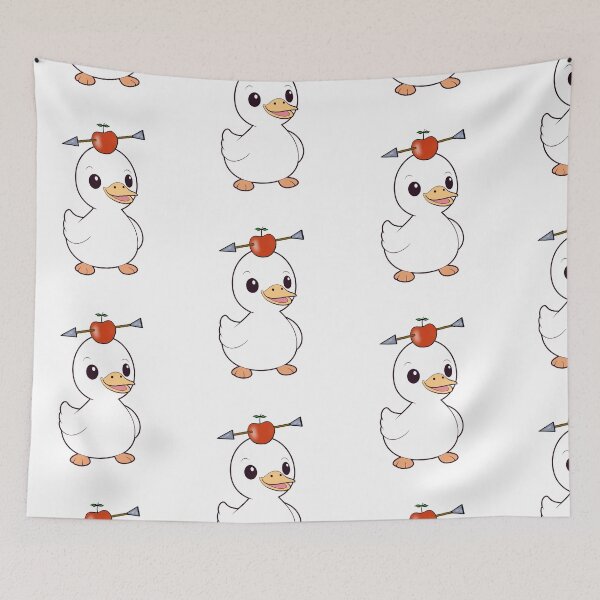 Item preview, Funny duck has an apple with an arrow through it designed and sold by Pet Station.