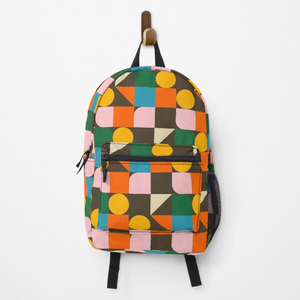 Item preview, Bauhaus Cube Quilt Brown - Mid Century Modern designed and sold by susycosta.