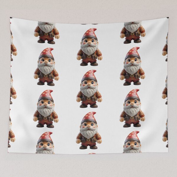 Item preview, Garden gnome isolated on transparent background designed and sold by MiraCleAI.