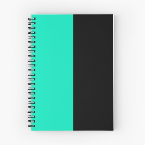 Item preview, Turquoise Black Two Tone Color Split designed and sold by PatternTitan.