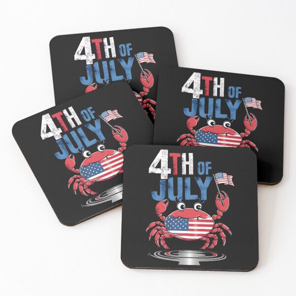 Item preview, 4TH OF JULY - CRAB CELEBRATING INDEPENDENCE DAY  designed and sold by justyna-s28.