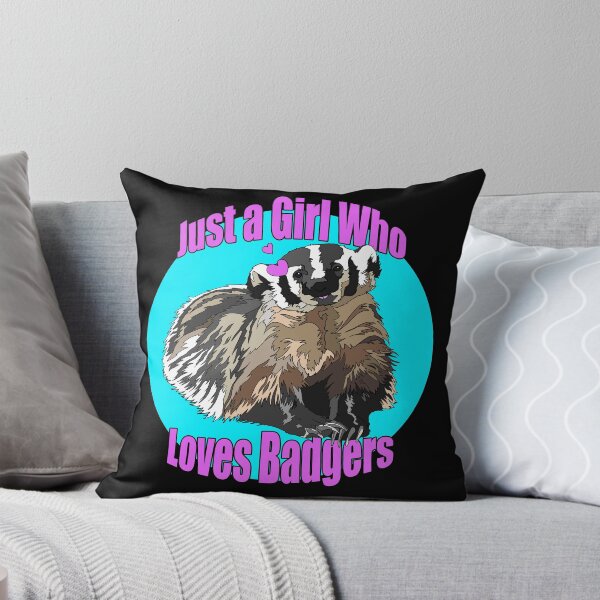 Item preview, Badger Love | Gift for Badger Lovers designed and sold by Marian Murdoch.