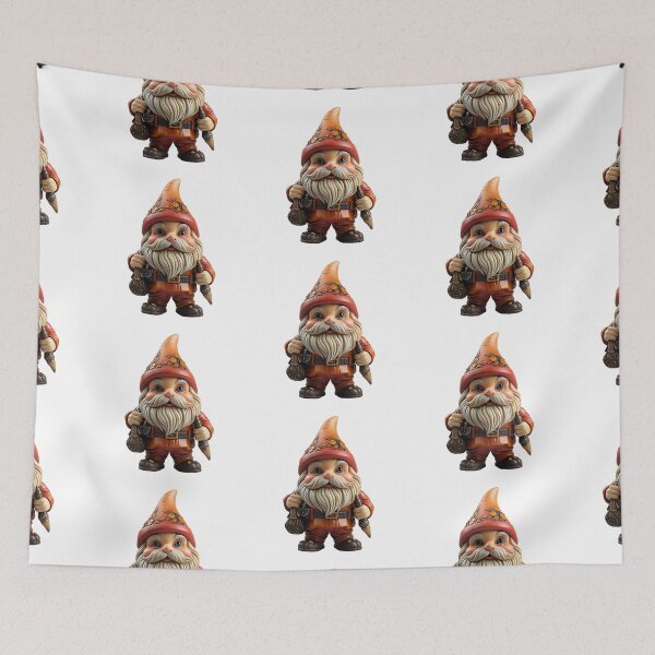 Item preview, Garden gnome isolated on transparent background designed and sold by MiraCleAI.