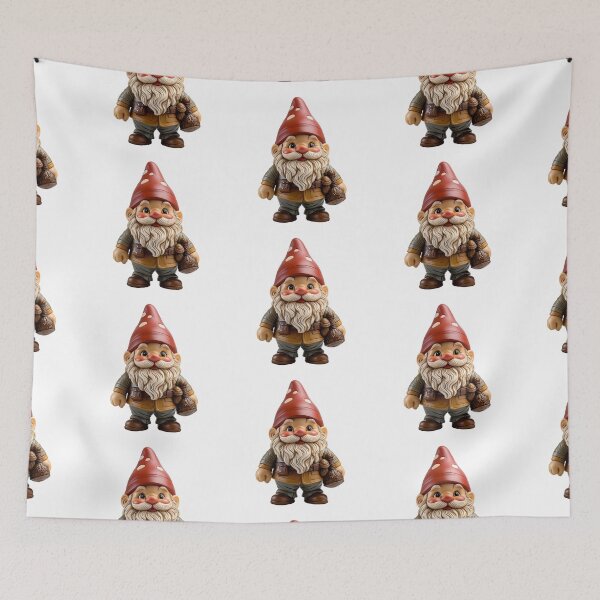 Item preview, Garden gnome isolated on transparent background designed and sold by MiraCleAI.