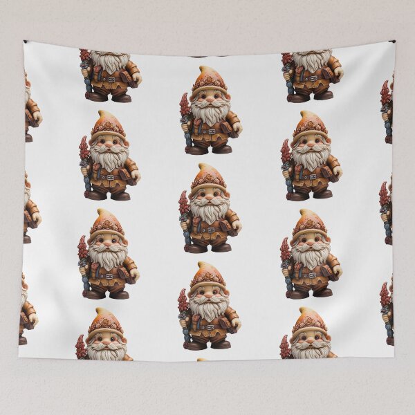 Item preview, Garden gnome isolated on transparent background designed and sold by MiraCleAI.