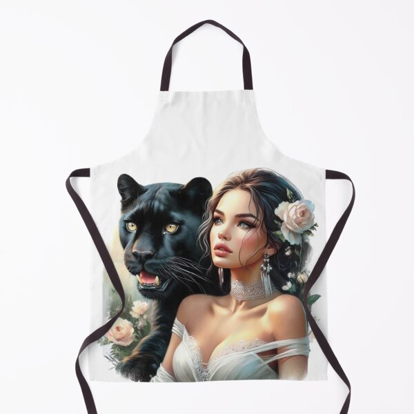 Item preview, “Feminine power incarnate: a woman and her black panther” designed and sold by CHRIST5000.