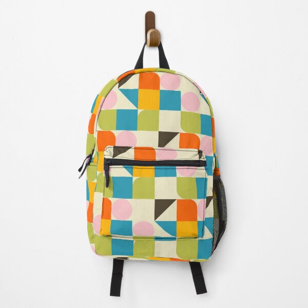 Item preview, Bauhaus Cube Quilt Beige- Mid Century Modern designed and sold by susycosta.