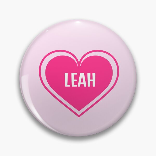 Item preview, Leah Girl Name Pink designed and sold by Monika Howarth.