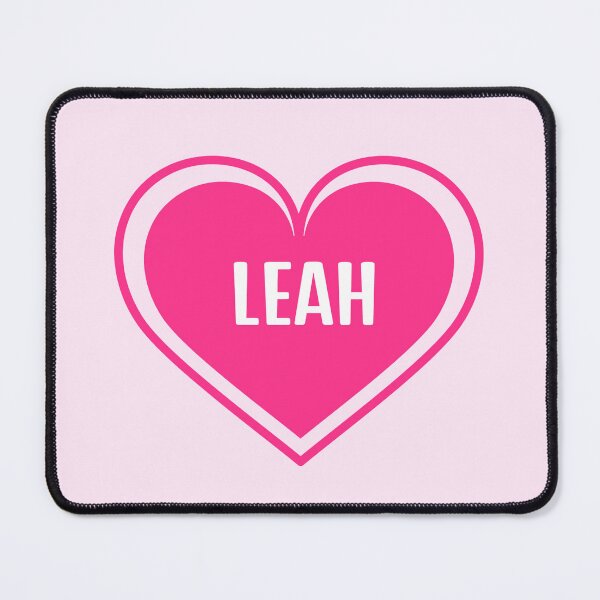 Item preview, Leah Girl Name Pink designed and sold by Monika Howarth.