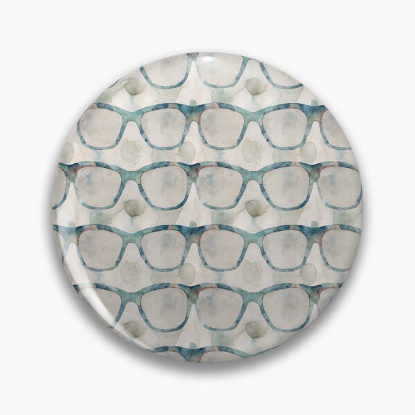 Item preview, Eyeglasses Pattern Teal Watercolor designed and sold by Lelijo.