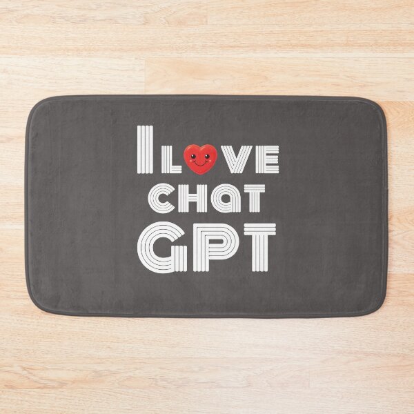 Artikelvorschau, Ich liebe Chat GPT entworfen und verkauft von CozyLightsStore.