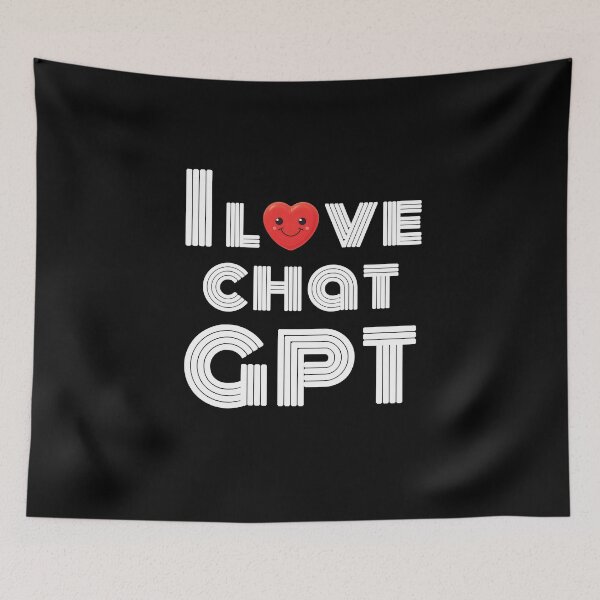 Item preview, I Love Chat GPT designed and sold by CozyLightsStore.