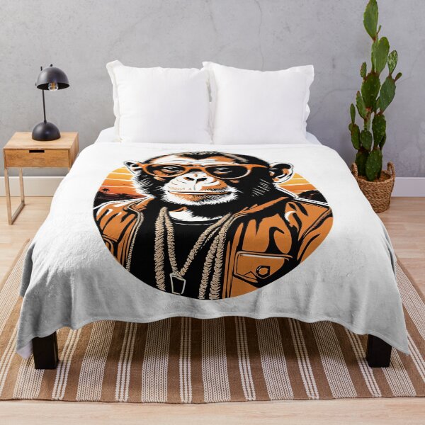 Item preview, Hipster Monkey  Chilling at Sunset designed and sold by simaso.