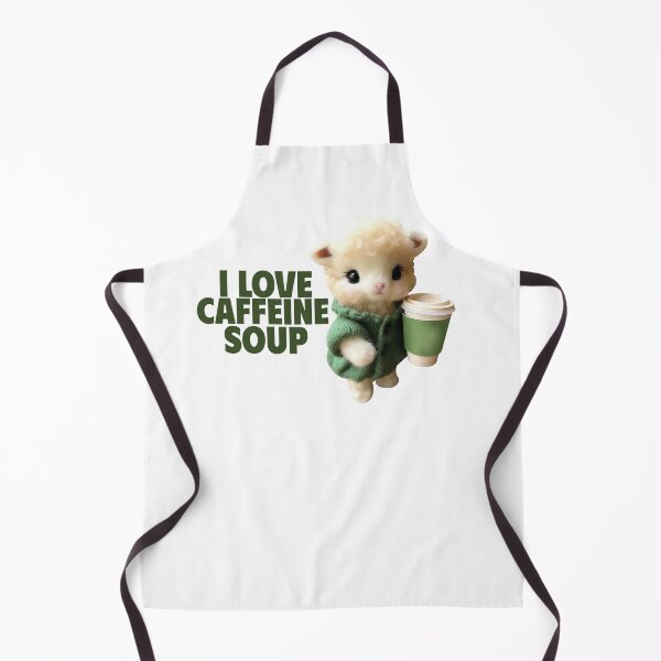 Item preview, I Love Caffeine Soup Cute. designed and sold by GrufTee.