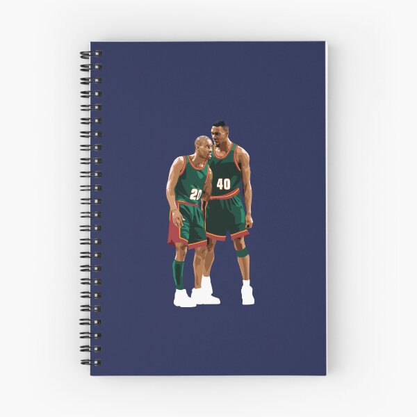 Item preview, Gary Payton Shawn Kemp duo Medium Print Qiangy designed and sold by qiangdade.