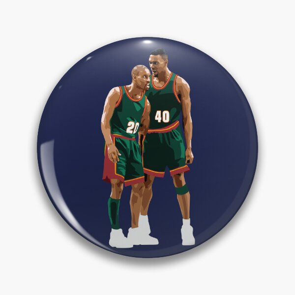 Artikelvorschau, Gary Payton Shawn Kemp Duo Mittlerer Druck Qiangy entworfen und verkauft von qiangdade.