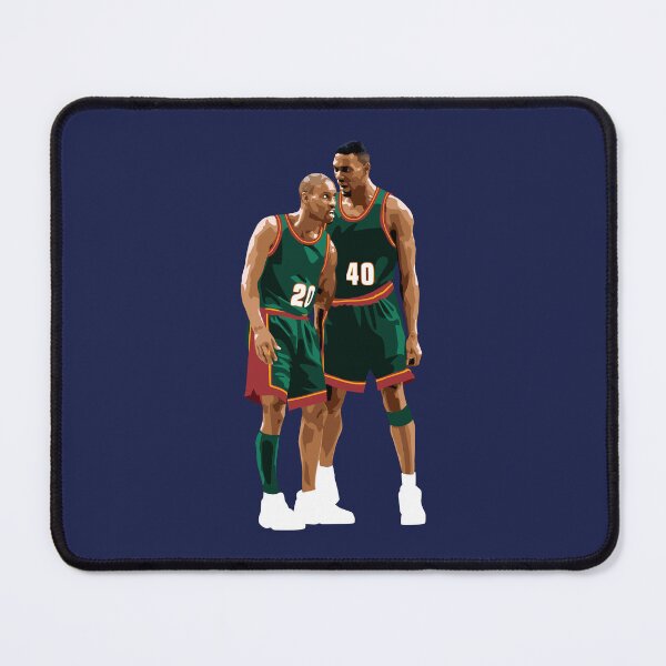 Item preview, Gary Payton Shawn Kemp duo Medium Print Qiangy designed and sold by qiangdade.