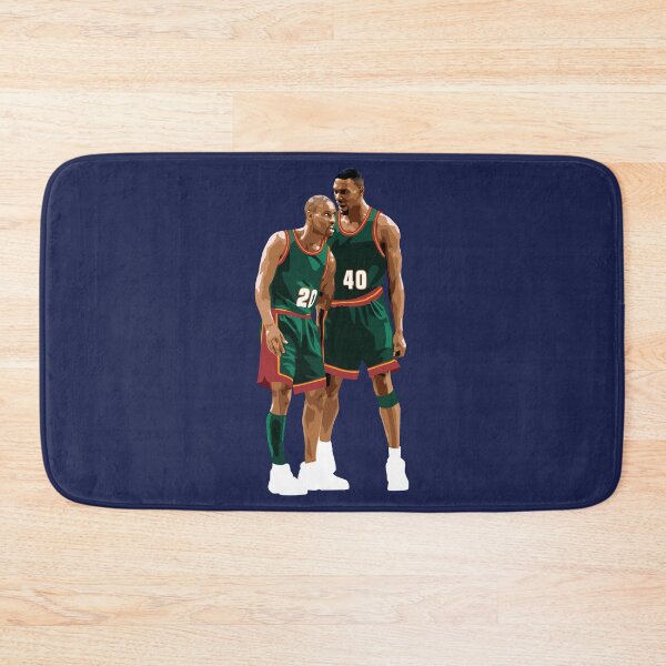 Item preview, Gary Payton Shawn Kemp duo Medium Print Qiangy designed and sold by qiangdade.