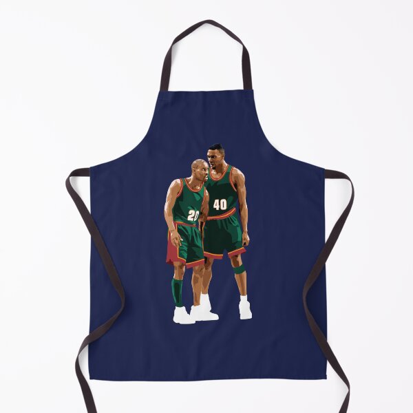 Item preview, Gary Payton Shawn Kemp duo Medium Print Qiangy designed and sold by qiangdade.