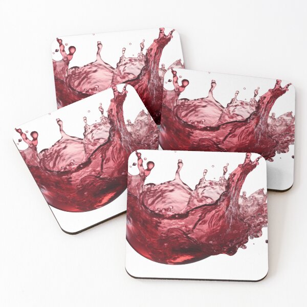 Item preview, Red wine splashing out of it on the transparent background designed and sold by MiraCleAI.