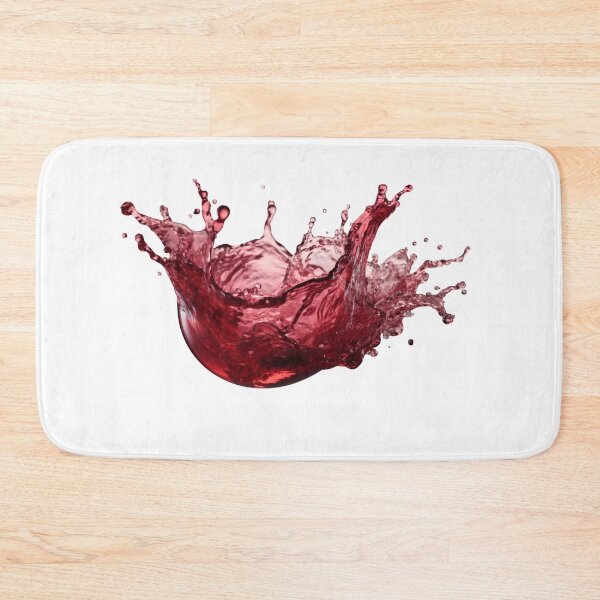 Item preview, Red wine splashing out of it on the transparent background designed and sold by MiraCleAI.
