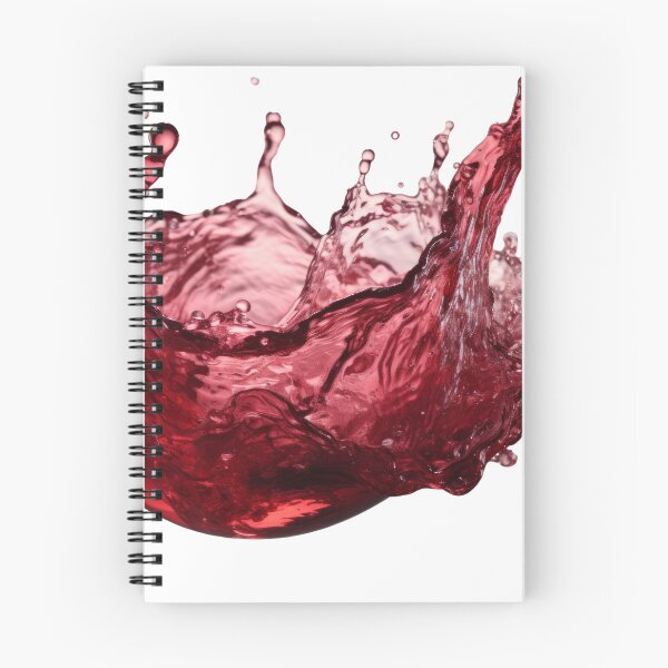 Item preview, Red wine splashing out of it on the transparent background designed and sold by MiraCleAI.