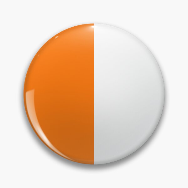 Item preview, Orange White Two Tone Color Split designed and sold by PatternTitan.