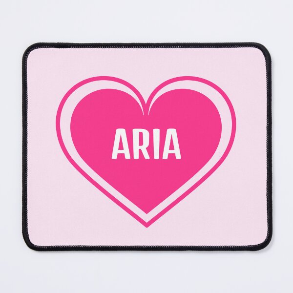 Item preview, Aria Girl Name Pink designed and sold by Monika Howarth.