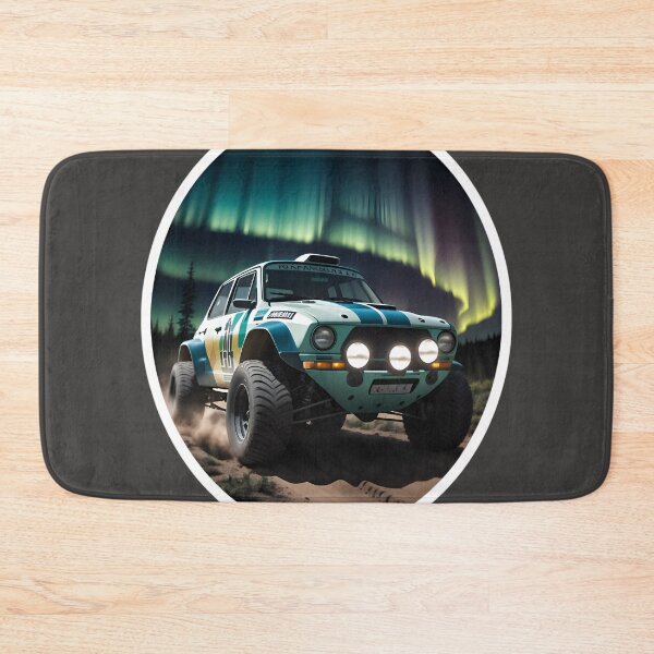 Item preview, Rally Dirt Racing Car With Aurora Borealis designed and sold by TheArtOfPat.