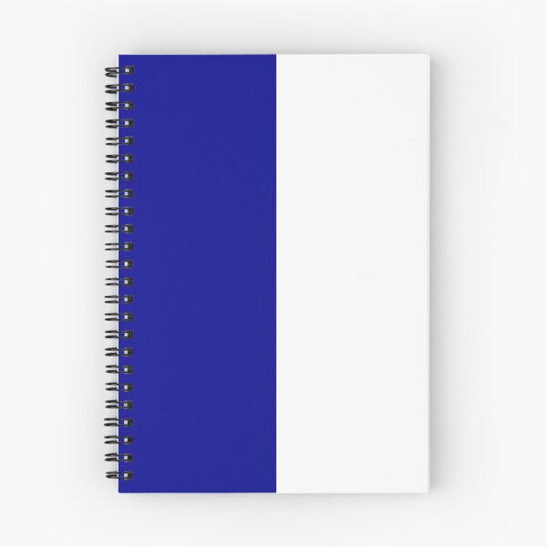 Item preview, Blue White Two Tone Color Split designed and sold by PatternTitan.