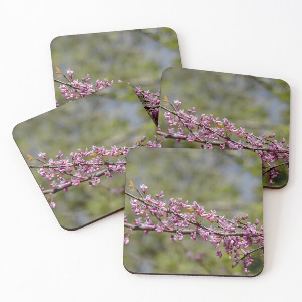 Item preview, Blooming redbud flowers on green designed and sold by KRFNatureGifts.