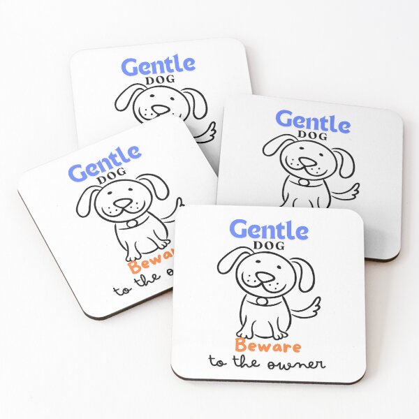 Item preview, Gentle Dog Beware to the Owner designed and sold by Max & Jacob Publishing.
