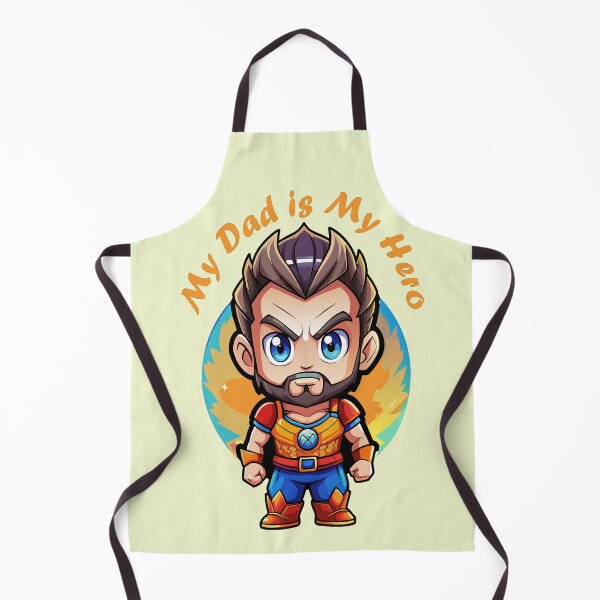 Item preview, My Dad is My Hero,Illustration of Father designed and sold by AgarutanPrint.