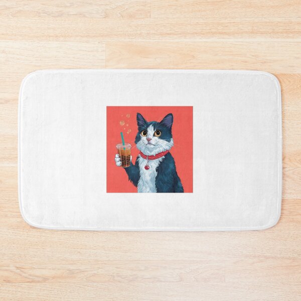 Item preview, Cool Cat drinking ice cola  designed and sold by Abuhosam.