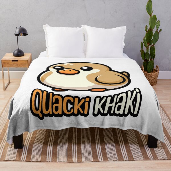 Artikelvorschau, Quacki Khaki! Kawaii Khaki Duck Wortspiel entworfen und verkauft von PMCreative.