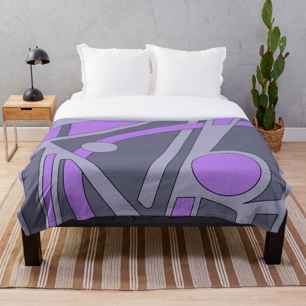 Item preview, Unidad 114 - Diseño Bauhaus abstracto en color lavanda designed and sold by RML Art Studios.